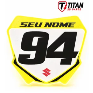 Luminária LED Suzuki Personalizada com Nome e Número