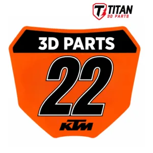 Luminária LED KTM Personalizada com Nome e Número