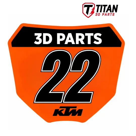 Luminária LED KTM Personalizada com Nome e Número
