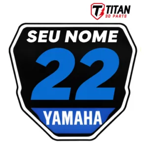 Luminária LED Yamaha Personalizada com Nome e Número