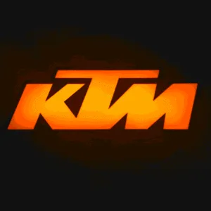 Luminária LED KTM Personalizada com Nome e Número